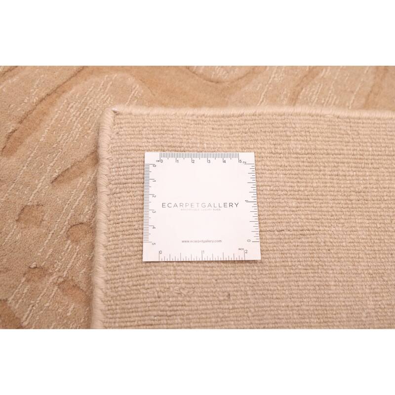 ECARPETGALLERY Hand Loomed Kashkuli Gabbeh Beige Wool Rug - 9'8 x 10'7