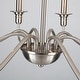 preview thumbnail 35 of 45, 8-Light Rustic Candlestick Island Chandelier Linear Chandelier Lighting for Kitchen Island