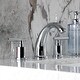 preview thumbnail 20 of 20, Kingston Brass Manhattan Two-Handle 3-Hole Deck Mount Widespread Bathroom Faucet with Retail Pop-Up Drain