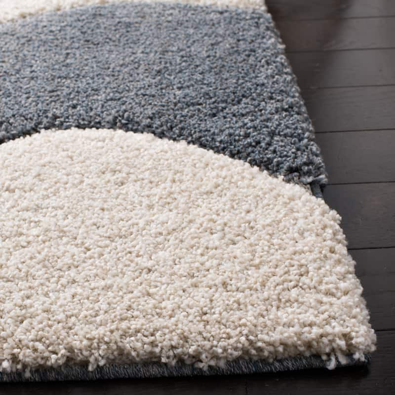 SAFAVIEH Florida Shag Rositha Abstract 1.2-inch Thick Rug