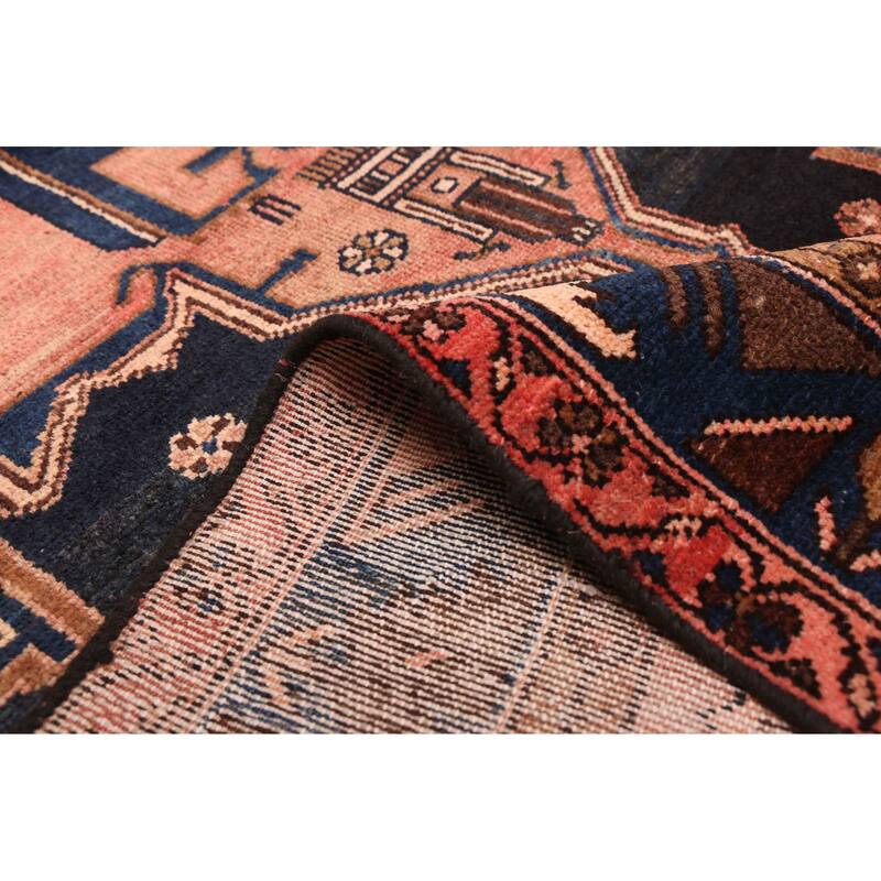 ECARPETGALLERY Hand-knotted Konya Anatolian Dark Copper Wool Rug - 4'3 x 9'4