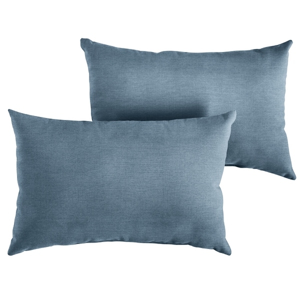 outdoor pillows blue