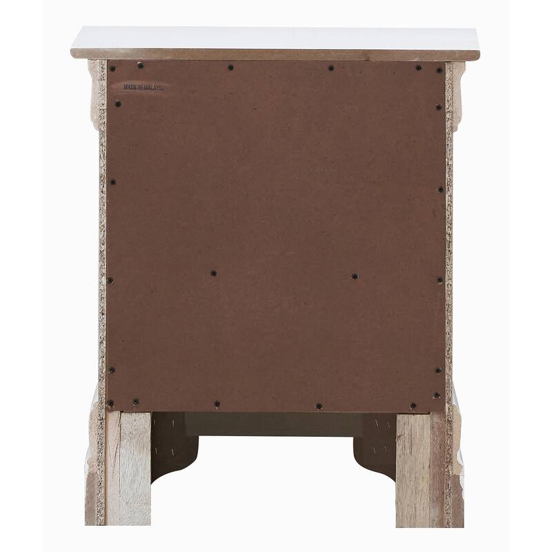 Hidden Storage Nightstand with 2-drawer
