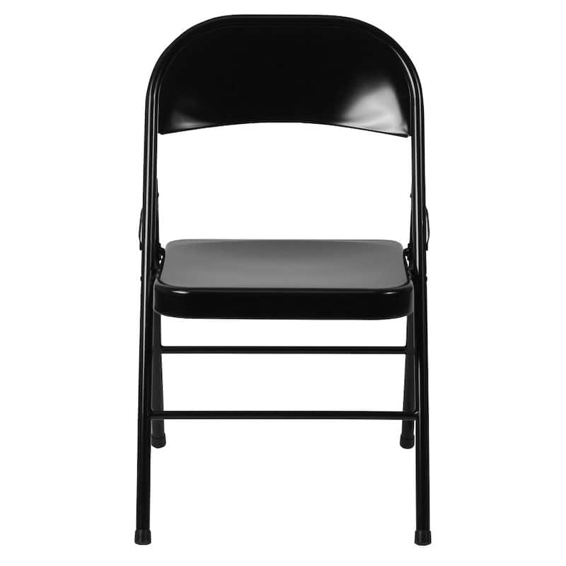 2 Pack Double Braced Metal Folding Chair