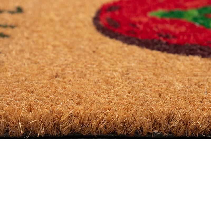 Liora Manne Natura Wipe Your Mistletoes Outdoor Mat