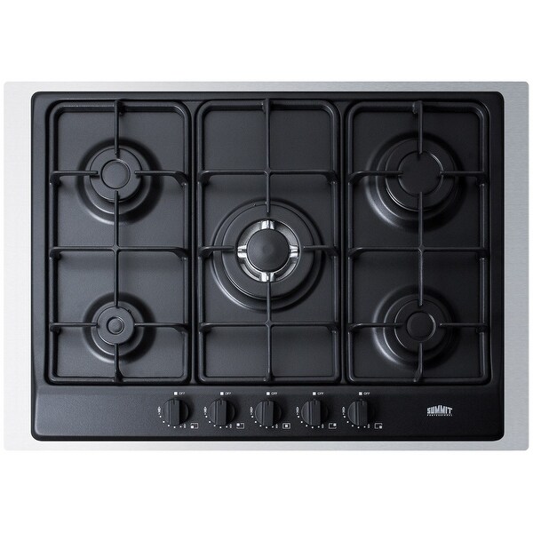 Summit Gc527tk 30 Wide Built In Gas Cooktop With Sealed Wide Built In Gas Cooktop