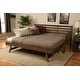 preview thumbnail 5 of 10, Somette Boho Daybed and Pop Up Bed in Rustic Walnut with Mattresses
