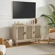 preview thumbnail 8 of 55, Filippo Traditional Rattan 3-Door Sideboard Cabinet by HULALA HOME