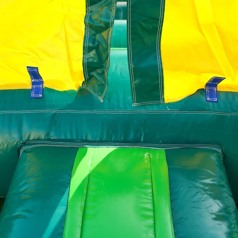 HeroKiddo Safari Commercial Grade Inflatable Bounce House for Kids with Air Blower, PVC Vinyl, Lightweight, Outdoor Play