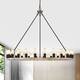 The Gray Barn Liam 48-inch Round Wagon Wheel 24-light Chandelier