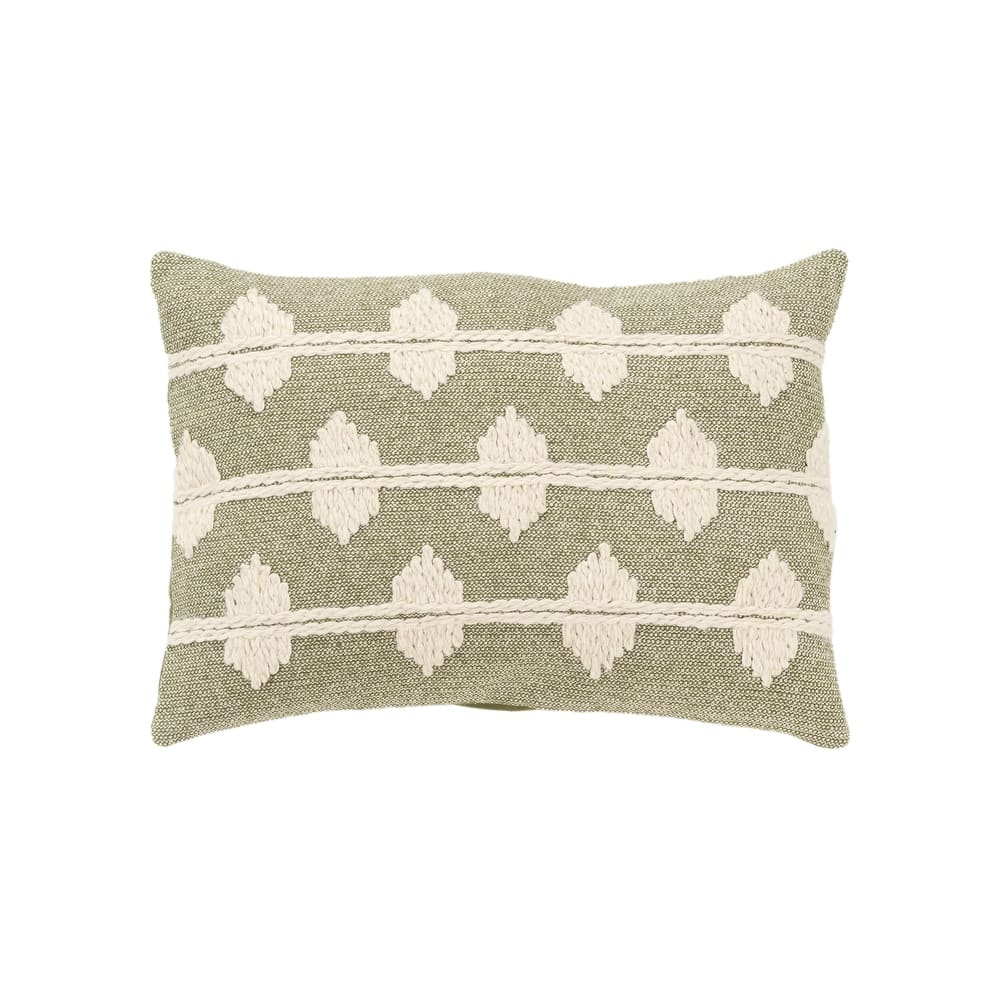 Rizzy Home Traditional Blue Poly Filled Decorative Pillow 14"x20"