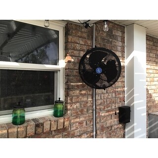 Top Product Reviews For Iliving 14 Inch Wall Mount Outdoor Fan Misting Kit Sold Separately 12137242 Overstock