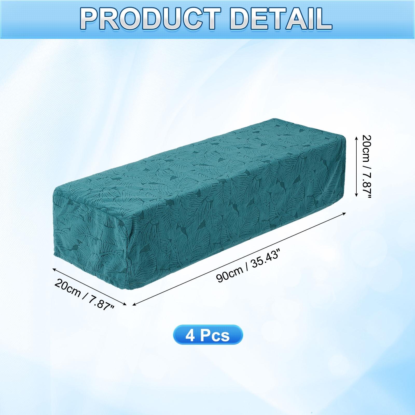 Stretch Armrest Covers, Polyester Soft Armchair Slipcovers Couch Recliner Arm Cover for Chair Protector