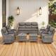Option Grey Wicker / Grey Cusion