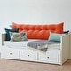 preview thumbnail 79 of 182, WOWMAX Large Reading Wedge Headboard Pillow for Bed Rest Back Support