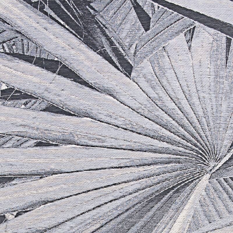 Gelato Desert Palm Gray Indoor/ Outdoor Area Rug