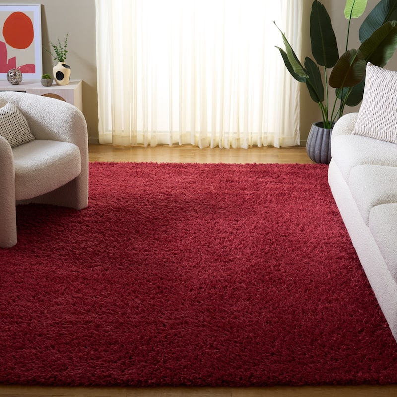 SAFAVIEH Madrid Shag Soledad Solid 2-inch Thick Rug