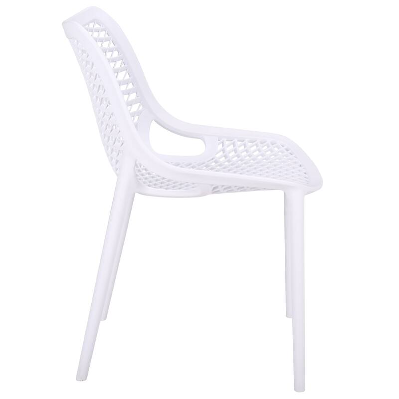 SAFAVIEH Outdoor Living Leila Dining Chair (Set of 2) - 20"W x 24"D x 32"H