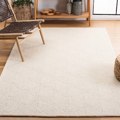 SAFAVIEH Handmade Flatweave Natural Fiber Ernesta Wool/ Jute Rug
