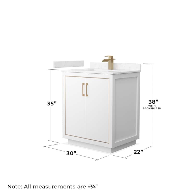 Wyndham Collection WCF1111-30S-VCA-MXX Icon 30" Free Standing Single