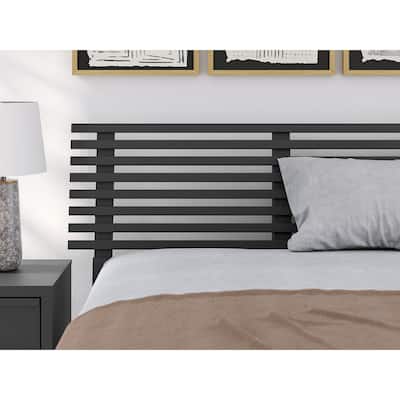 Signature Design by Ashley Danziar Black Full Slat Headboard