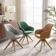 preview thumbnail 10 of 89, Art Leon Classical Swivel Office Accent Chair with Wood Legs