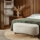 preview thumbnail 21 of 50, INK IVY Bailey Boucle-Style Curved Storage Accent Bench