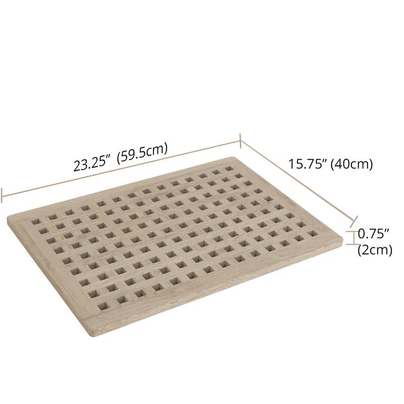The Original Grate Teak Bath & Shower Mat