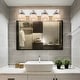 preview thumbnail 40 of 93, 2/3/4/5 Light Bathroom Vanity Light Wall Sconce with Crystal Shade