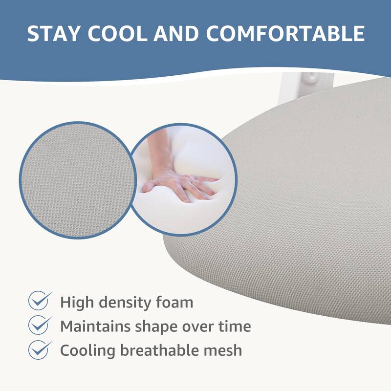 Ergonomic Mesh Office Desk Chair with Adjustable Headrest