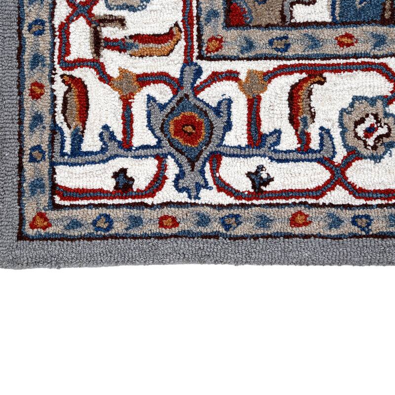 George Towne Living Persian Floral Luxury Handmade Traditional Persian Wool Area Rug
