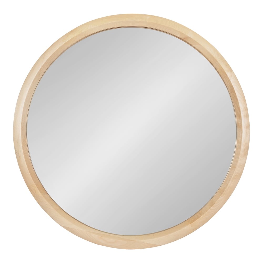 Kate and Laurel Pao Round Framed Wall Mirror