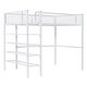 preview thumbnail 6 of 31, Twin Loft Bed with Shelves & Desk - Space-Saving Metal Frame
