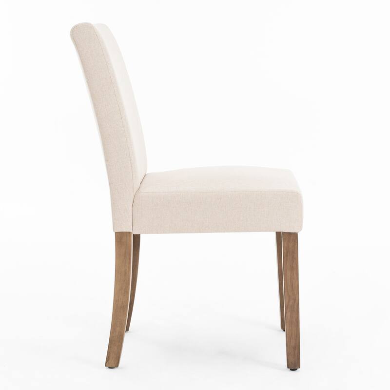 Upholstered Dining Chairs Set of 4, Armless Kitchen Chairs