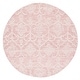 preview thumbnail 80 of 83, SAFAVIEH Handmade Metro Mizka French Country Wool Rug 6' Round - Pink/Ivory - Round