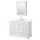 Option White, Gold Trim, Giotto Quartz Top