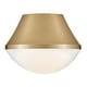 preview thumbnail 9 of 9, Lark 83411 Haddie 11" Wide Flush Mount Bowl Ceiling Fixture with Case