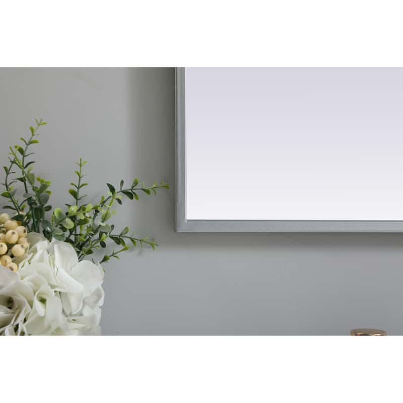 Elegant Lighting MR1A3342 Ayra 33" W x 42" H Modern Arched Bathroom