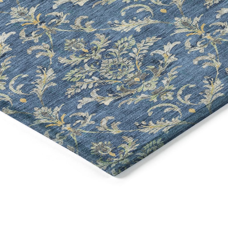 Machine Washable Indoor/ Outdoor Traditional Marrakesh Chantille Rug