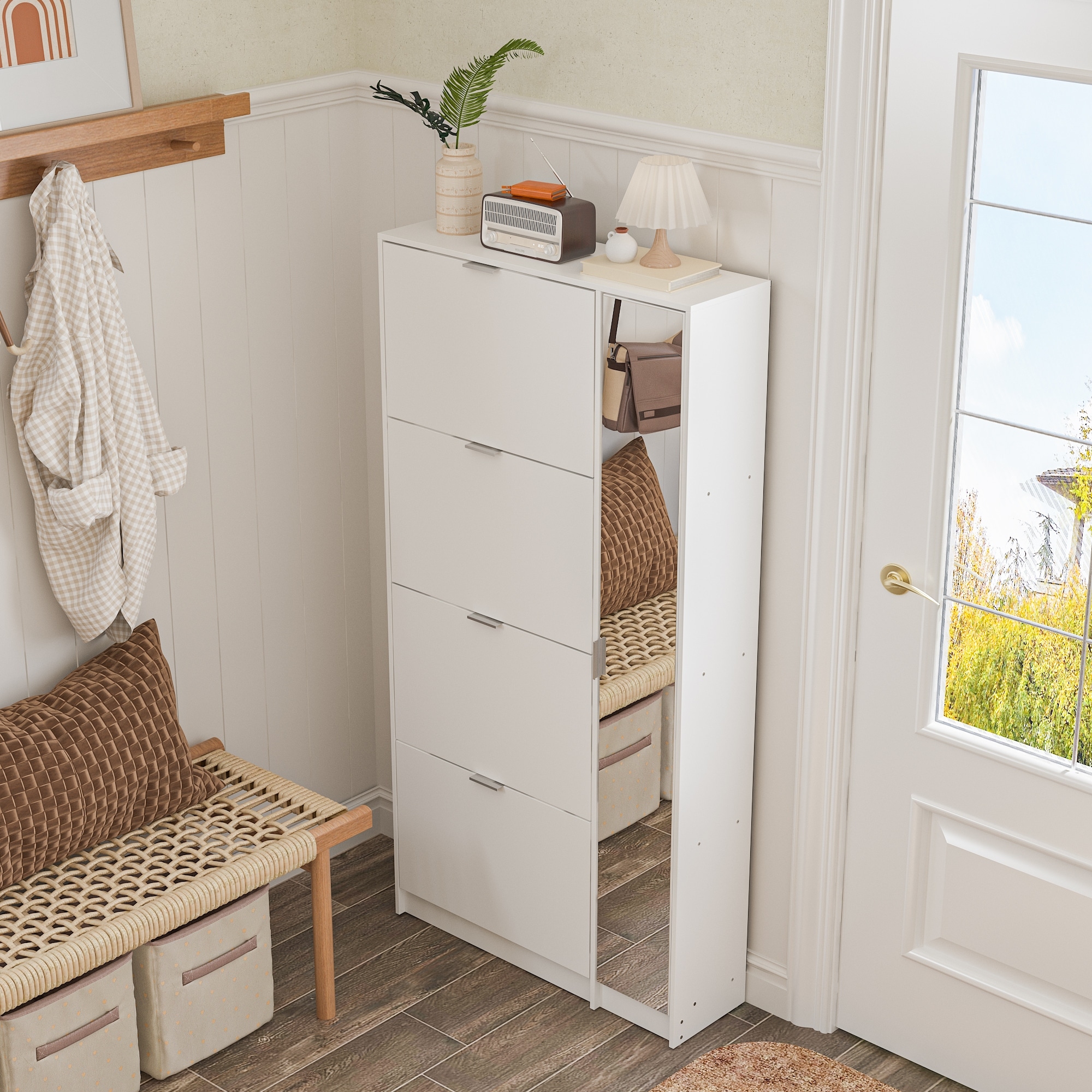 Aldi mirrored online shoe cabinet 2020