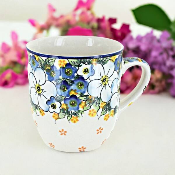 Blue Rose Polish Pottery 131 Millena Coffee Mug - On Sale - Bed Bath &  Beyond - 41549292