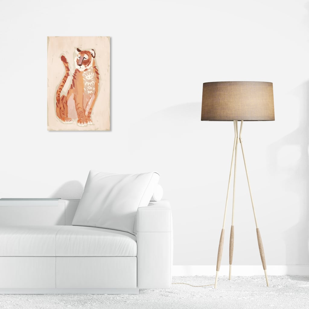 Wynwood Studio Canvas Animals Third Eye Tiger Orange and Modern & Contemporary Wall Art Canvas Print