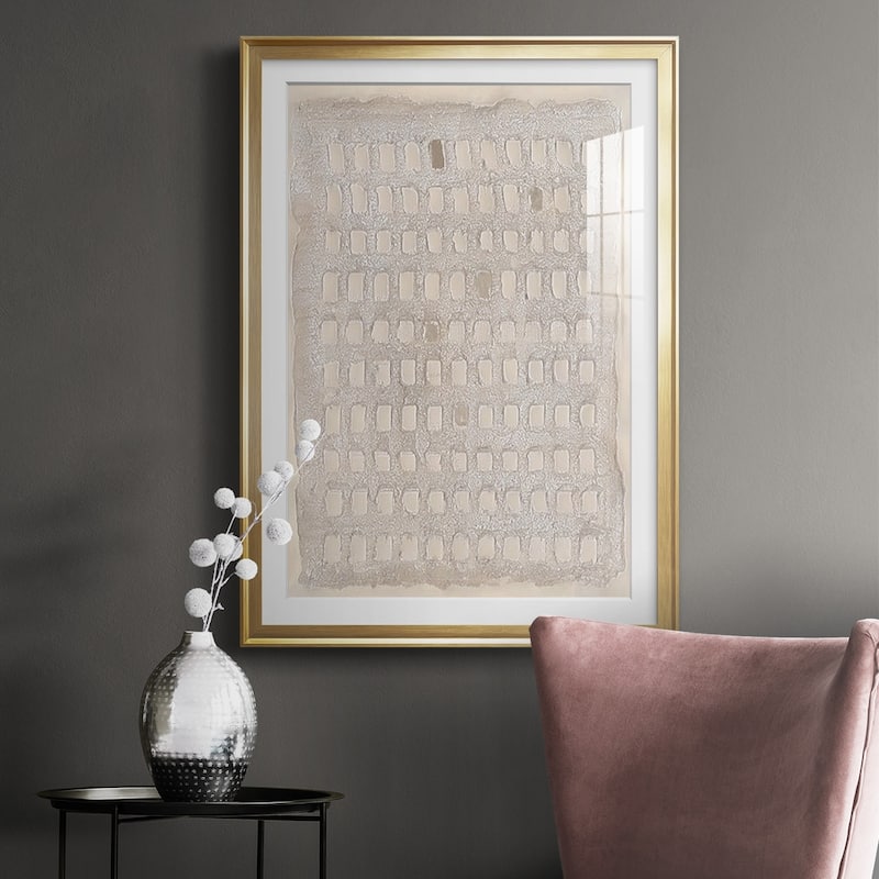 Pearl Punch Card I Premium Framed Print - Ready to Hang
