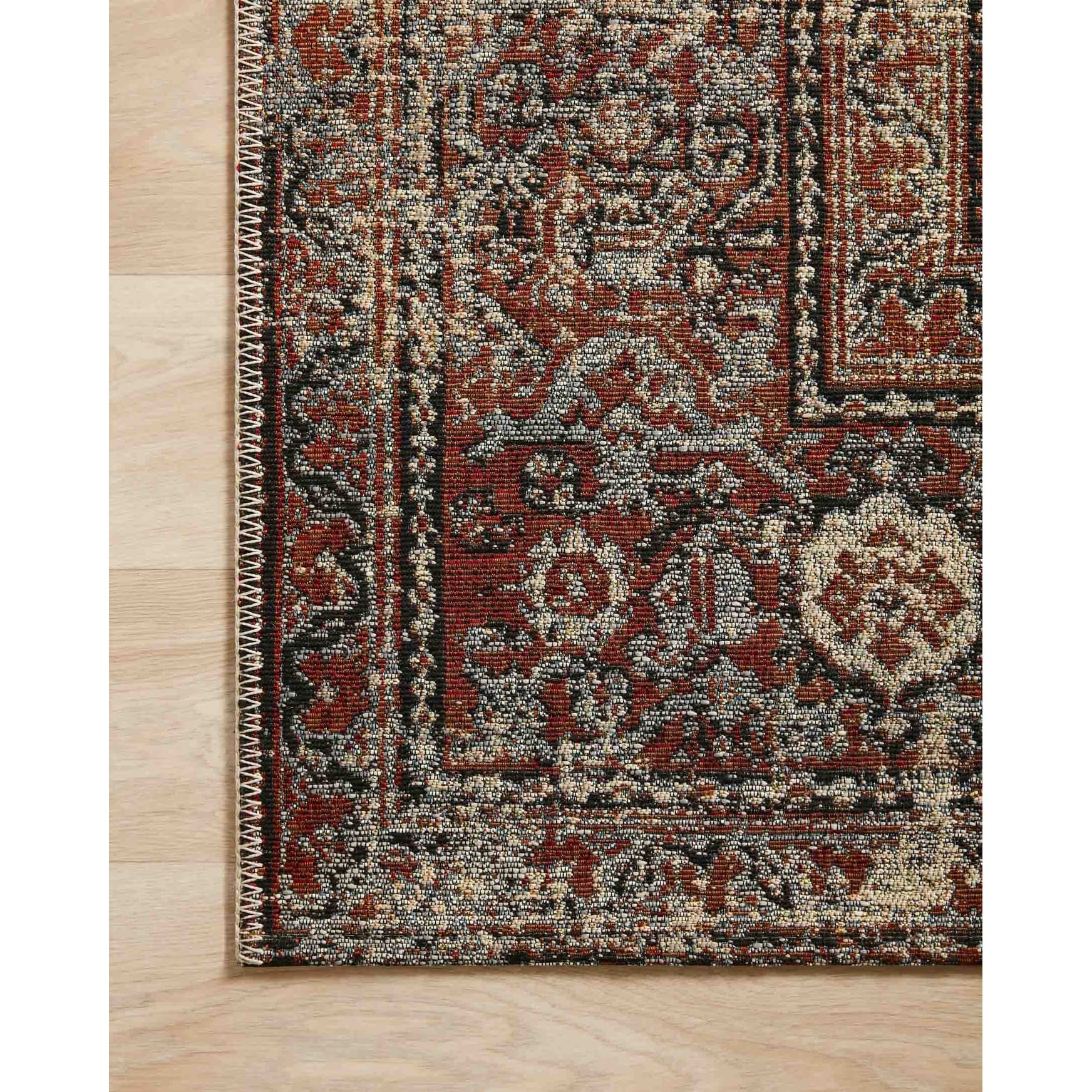 Alexander Home Luciano Distressed Brick Oriental Indoor/ Outdoor
