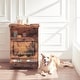 preview thumbnail 36 of 35, Roomfitters Dog Feeding Station with 2 Elevated Dog Bowls, Tilt Out Pet Feeding Cabinet Station