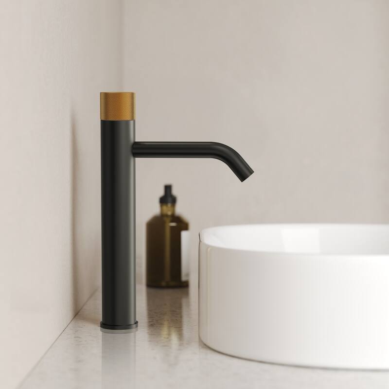 Modern Single Hole Bathroom Faucet,Deck Mount Sink Faucet