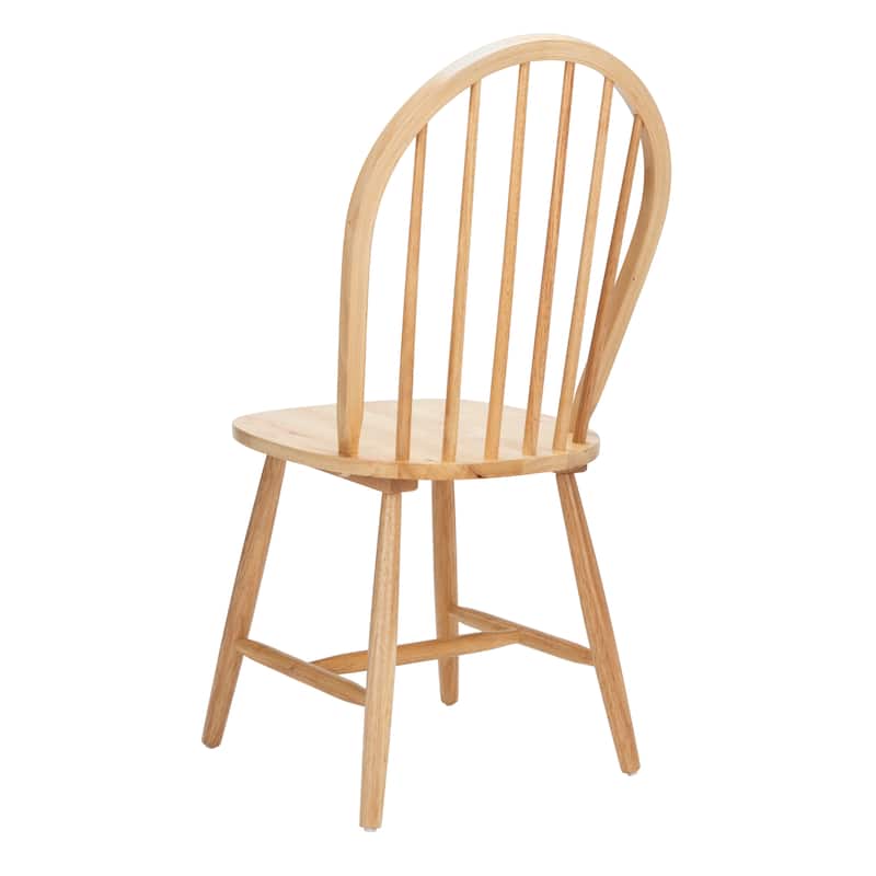 SAFAVIEH Delcie Spindle Oval Back Dining Chair (Set of 2) - 17.9" x 19.7" x 37" - 18Wx20Dx37H
