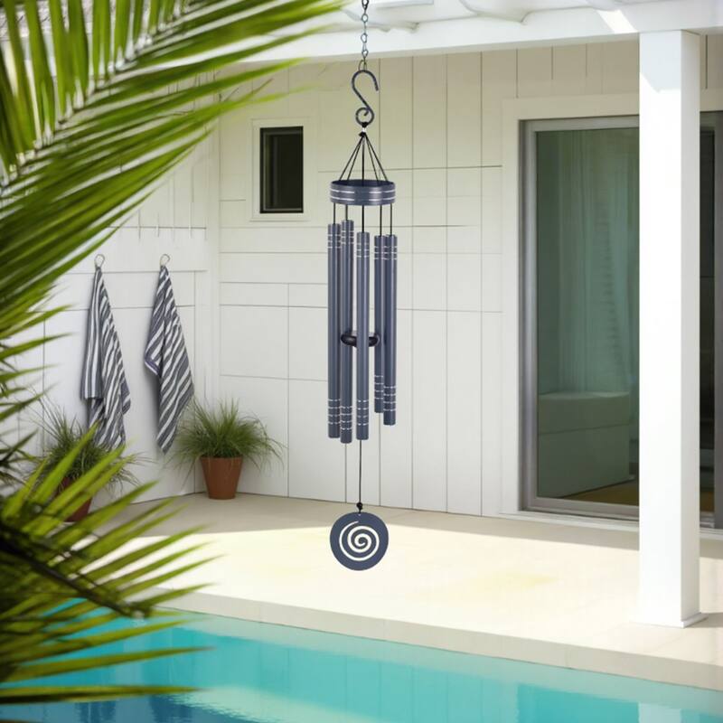 Sunset Vista Design 41" Heavy Tone Wind Chime, Red