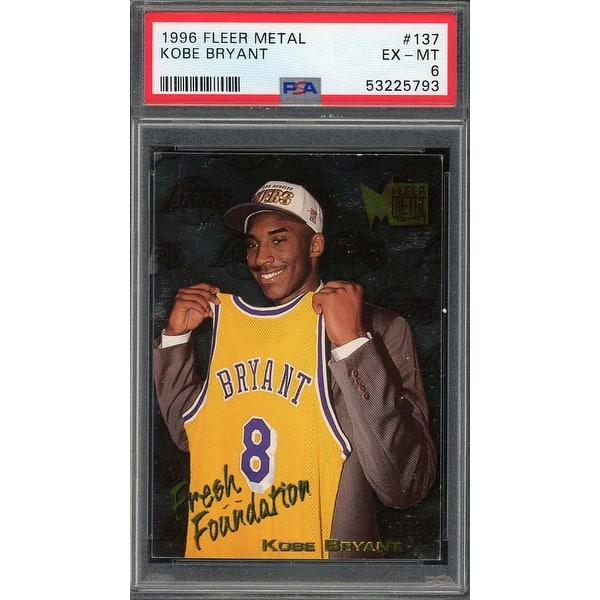 kobe bryant rookie card graded UNSIGNED 1996-97 TOPPS 9.5 GEM MINT Zazoo Fine Art Gallery Kobe Bryant Topps Chrome Rookie