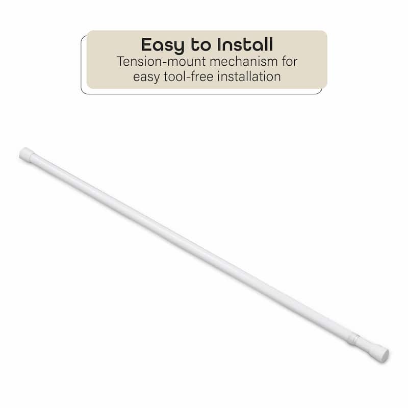 ACHIM Fantasia 7/16" Spring Tension Rod